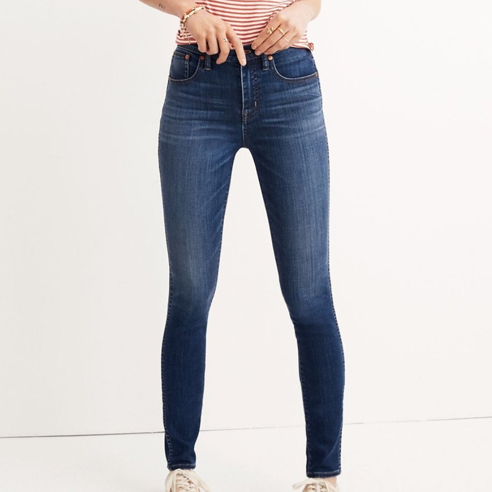 NWT! Madewell 10"High Rise Skinny Jean